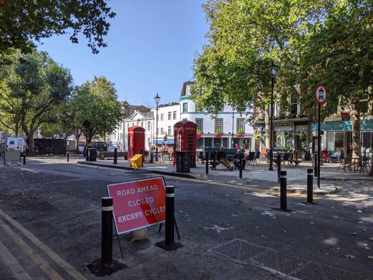 People-friendly streets created near Clerkenwell Green